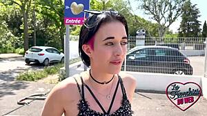 Leila 18ans MASTURBATES Before Getting FUCKED