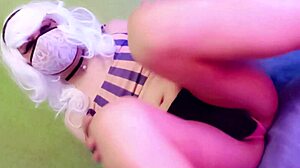 Maddy Diamond Fingering Her Ass