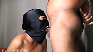 Indian babe licks ass while sucking cock deepthroat