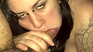 Hey Lilith and Ayden, wanna give an amateur blowjob close-up?