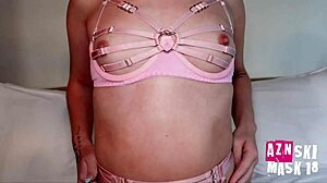 Adorable Blonde Khloe Kingsley Sucks and Fucks Friend's Cock Hard in NYC. Aznskimask18 Captures Every Wild Moment.