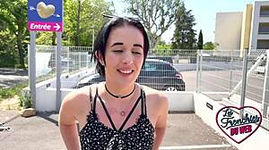 Leila 18ans MASTURBATES Before Getting FUCKED