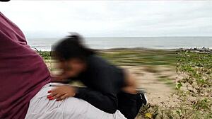 DIA DE ANAL NA PRAIA COM VOYER SAFADOS