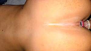 I feel the orgasm building as my amateur whore bends over for doggystyle buttplug anal fucking