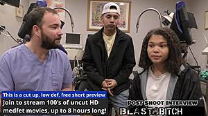 Michelle Anderson In Latex Gloves Reaches Orgasm From Creampie In POV Missionary