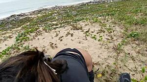 DIA DE ANAL NA PRAIA COM VOYER SAFADOS