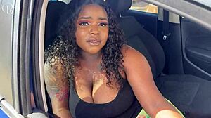 Big Ass Ebony Submissive Fucked Through Gloryhole Shorts Outdoor Huge Pussy