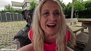 Horny Girl Masturbates Intensely In The Scorching Hot Summer Heat.