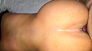 I feel the orgasm building as my amateur whore bends over for doggystyle buttplug anal fucking