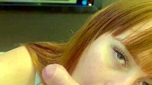 want to see the redhead getting her tight pussy fucked with a small cock for birthday?