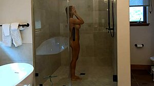 Spying On Friend's Wife In Shower, She Invites Me For Anal