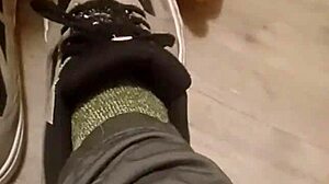 friend has fun trashing my sneakers?