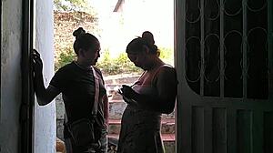 Delivery Guy Gets Pussy Oral Compensation