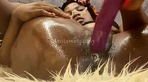 Anita feels so wet after passionate sex with a stranger outdoors.