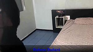 Corno Invites Three Well-Endowed Strangers to Fuck His Wife While He Films in Red Sheer