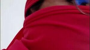 Submissive Mature Woman Hides Face