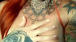 Redhead Teases With Her Big Ass And Clit In The Shower!