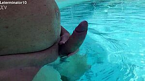 Watch me JERK OFF in the POOL for round two!