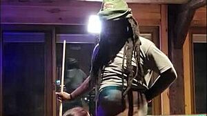 White slut wife intensely sucks and rides big black cock bareback