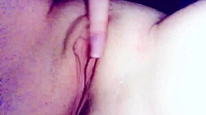 tight amateur teen plays with dildo toys in pussy