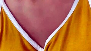 petite babe masturbates with big cock in tight pussy