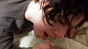 hey, that pawg bent over for doggystyle and got cum on her face