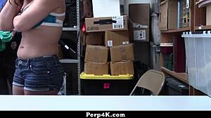 Shoplifter Babe Submitted To The Officers Cavity Check - Perp4k