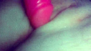 tight amateur teen plays with dildo toys in pussy