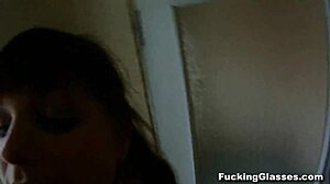 Rina fucks doggystyle on stairway