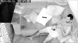 Caught Masturbating On Ip Cam! What A Fetish Catch