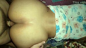 enjoying a curvy latina doggystyle while keeping quiet with guests around