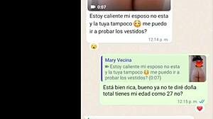 Doña mary shows off her delicious ass in a short skirt at the gym.