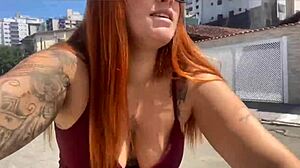 Biking Without Panties, Pussy Gets Sweaty