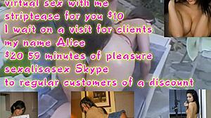 alexis breeze teases with oiled tits and blowjob.