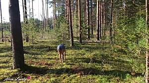 Stranger dominates mouth and pussy publicly