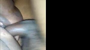 Ebony bbw gets fucked in homemade creampie session