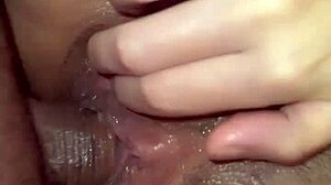 close-up of a fuck until my pussy is full of semen