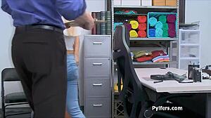 Blonde milf teen blowjob group threesome security guard cock