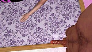 Feeling intense emotions playing girlfriend experience in VR. Bent over in doggystyle by experienced friend