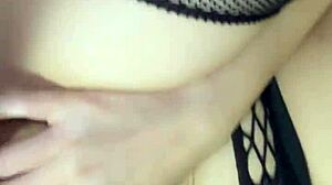 close-up of a fuck until my pussy is full of semen