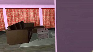 Feeling intense emotions playing girlfriend experience in VR. Bent over in doggystyle by experienced friend