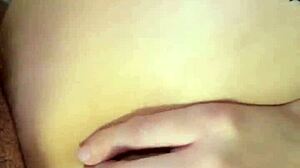 close-up of a fuck until my pussy is full of semen