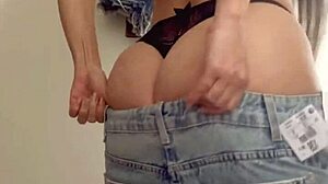 Latina Brunette Couple Shares Intimate Moments In Pool And Dressing Room