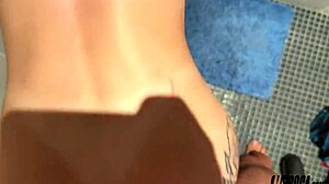 I convinced my best friend to undress in the bathroom for a POV chat