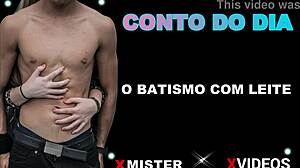 o batismo com leite envolve amadores brasileiros eroticos