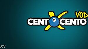 First time for Stella Rubino with big cock threesome 😍