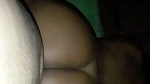 i rode my ebony wife's big ass on the cock at home