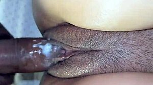 close-up of a fuck until my pussy is full of semen
