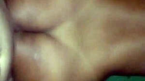 i rode my ebony wife's big ass on the cock at home