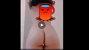 Doña mary shows off her delicious ass in a short skirt at the gym.